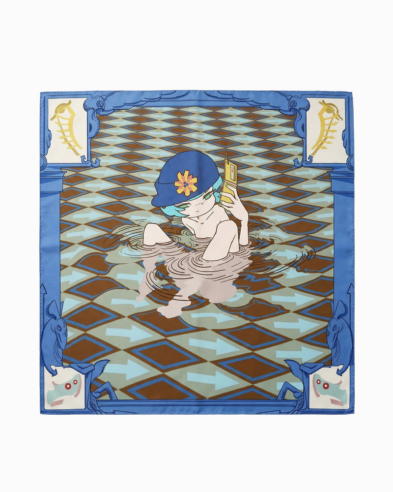 chöke x FHSS silk scarf 001