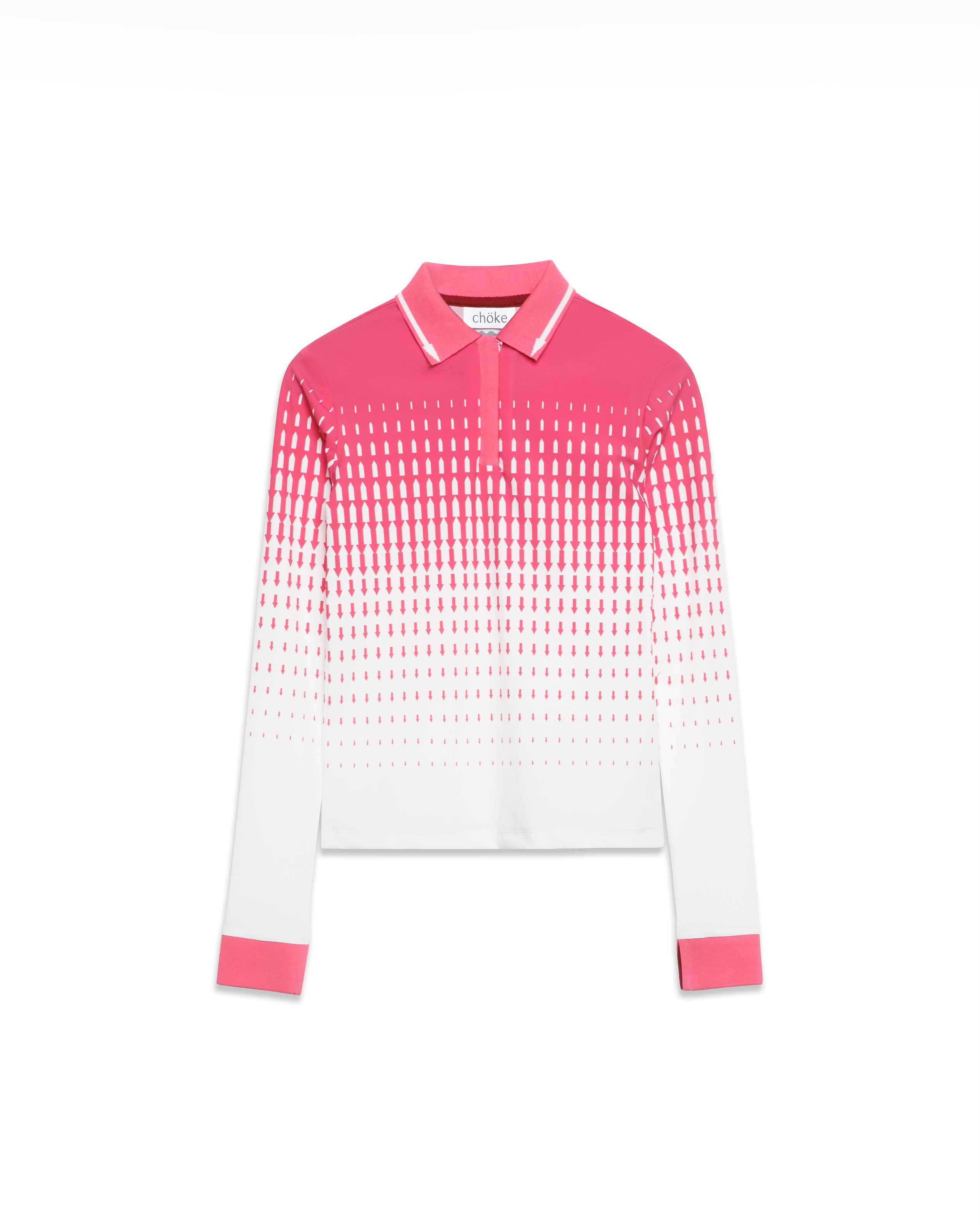 chöke arrow polo in pink
