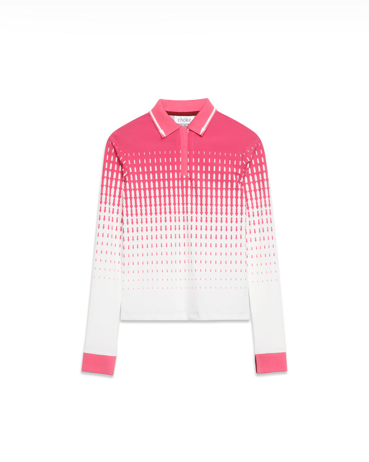 chöke arrow polo in pink