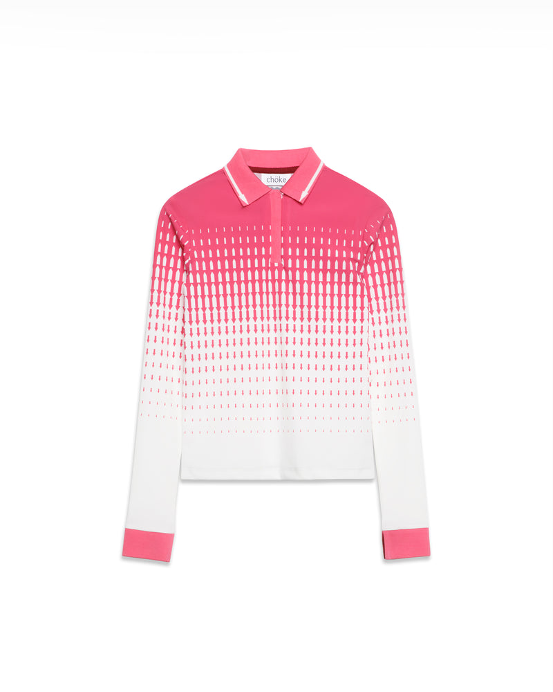 chöke arrow polo in pink