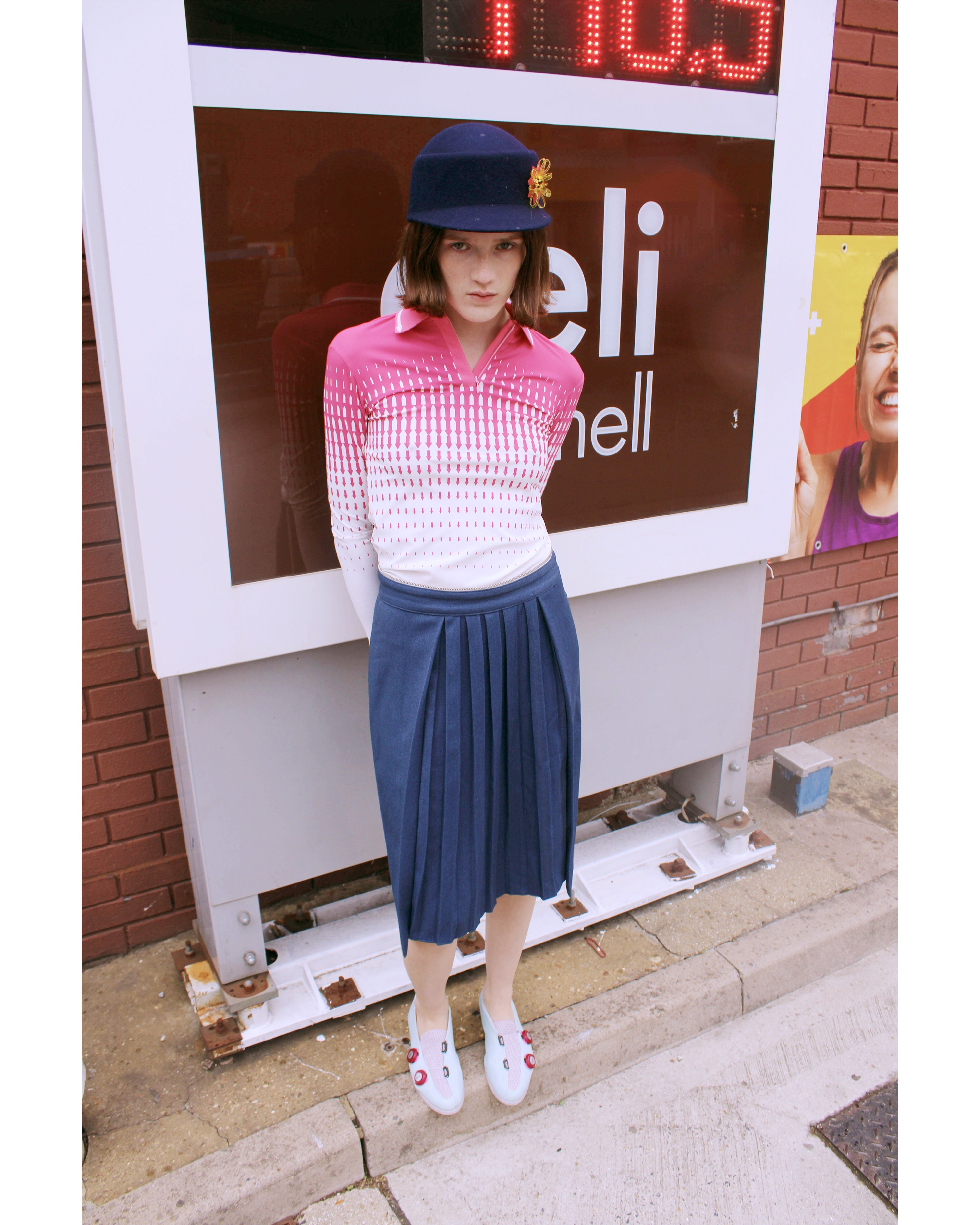 chöke arrow polo in pink