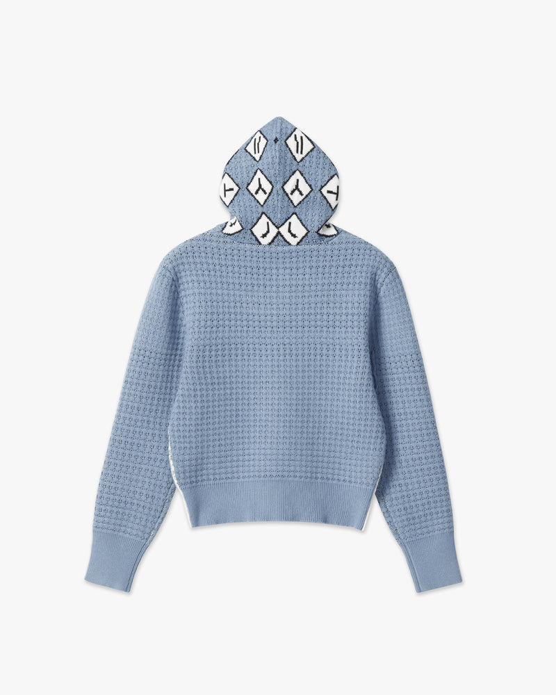 chöke traffic sign argyle hoodie alt