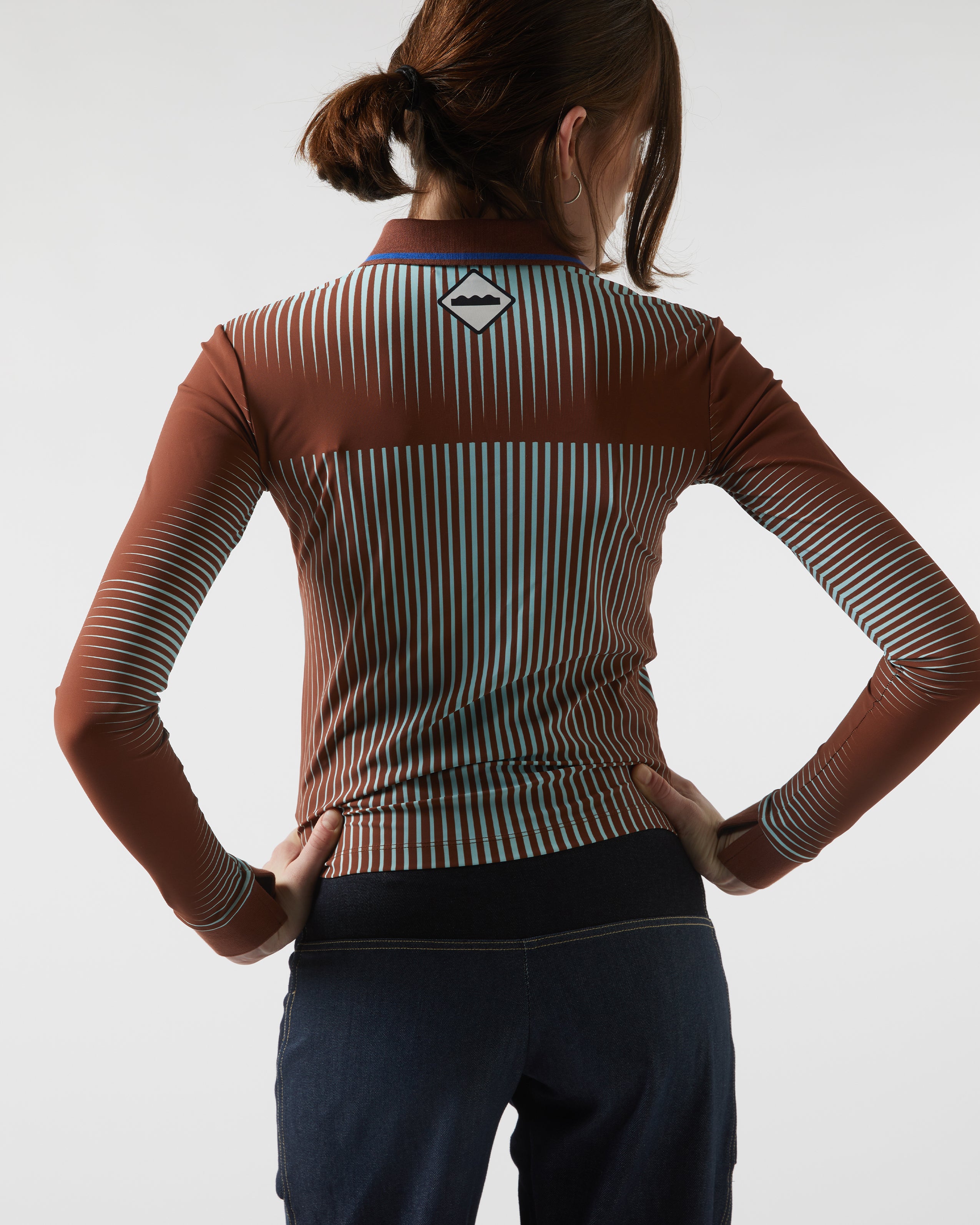 chöke arrow polo in brown