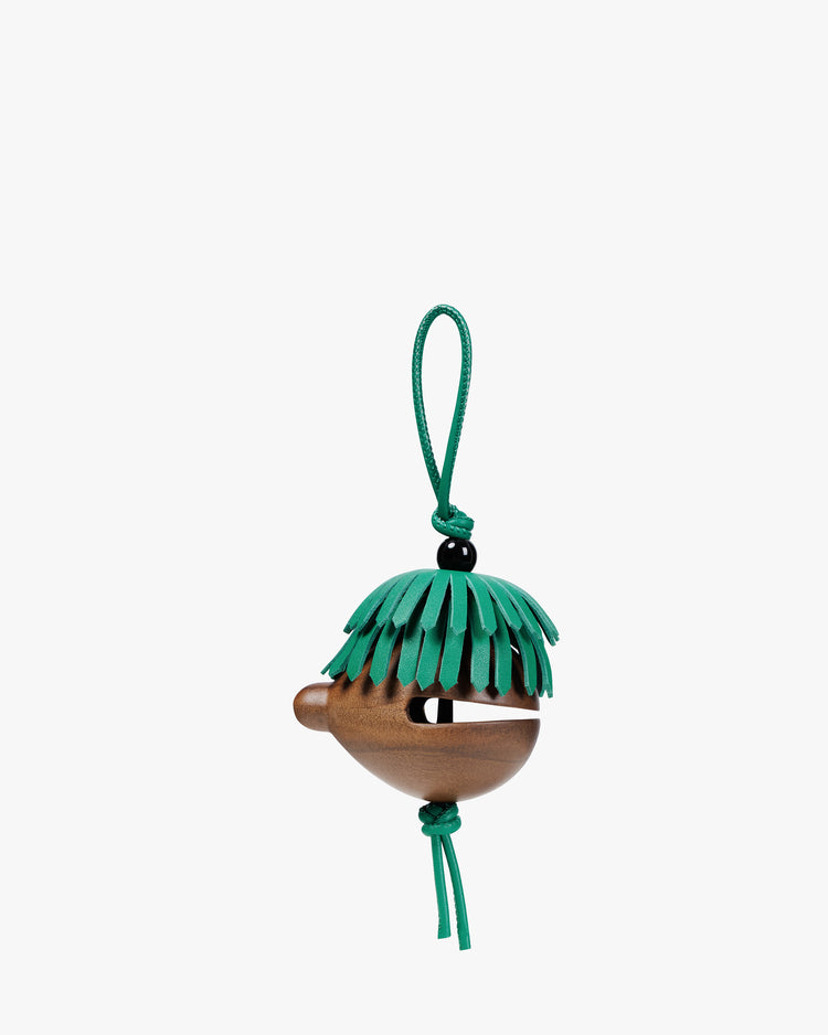 chöke green shamate wooden fish charm