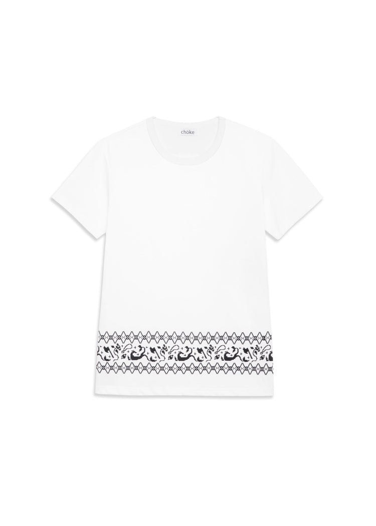 chöke Fair Isle Print T-shirt