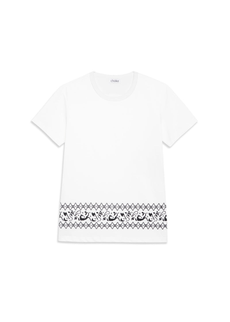 chöke Fair Isle Print T-shirt