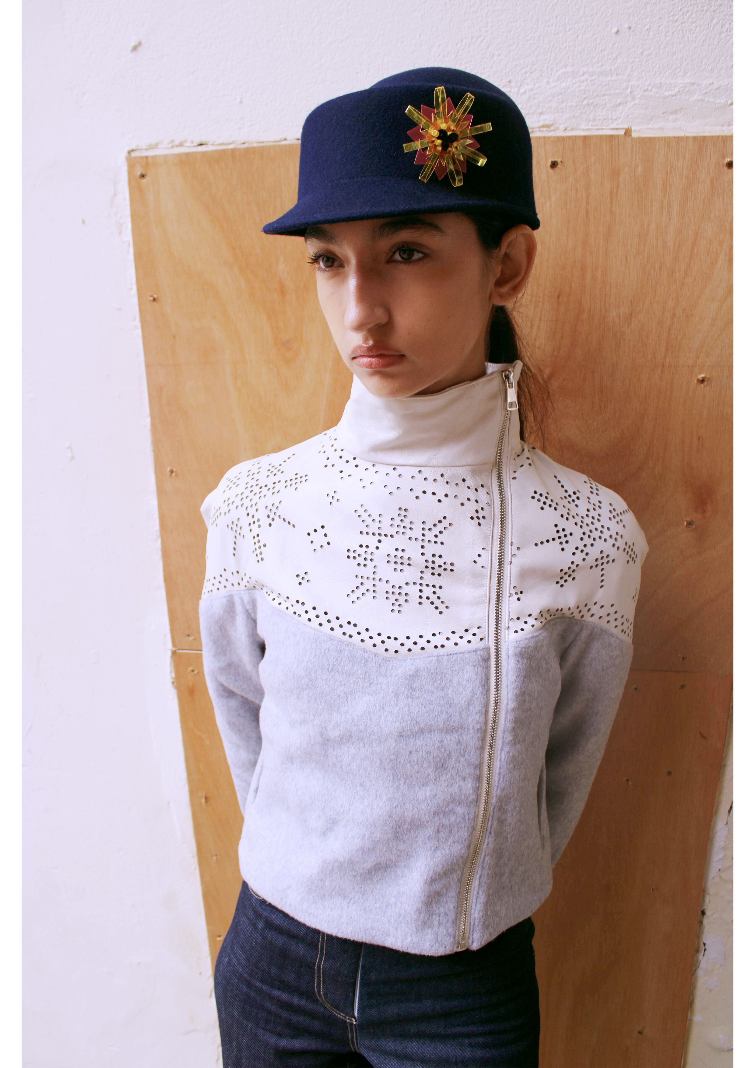 chöke felt hat in navy