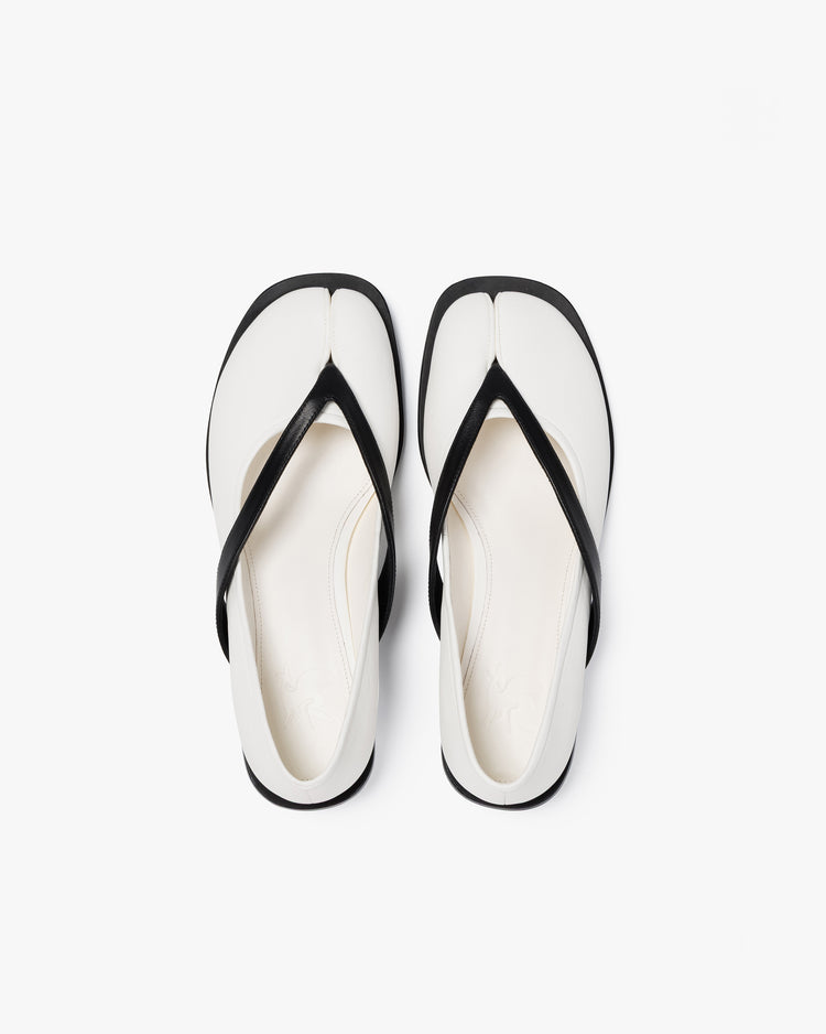 chöke white wide-heel tabis