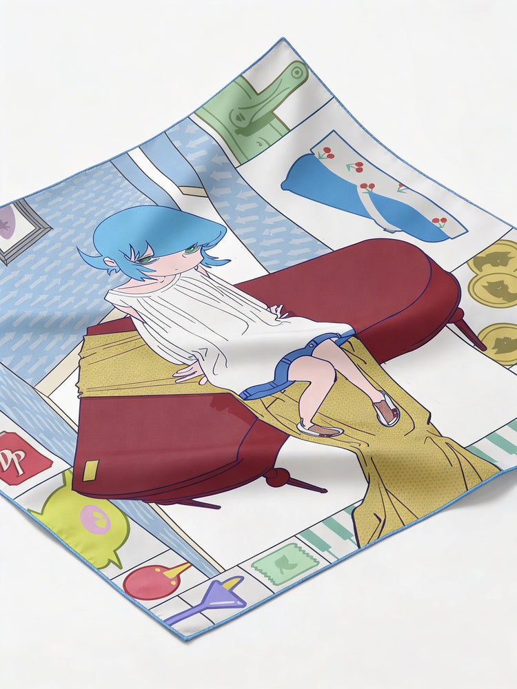 chöke x FHSS silk scarf 004